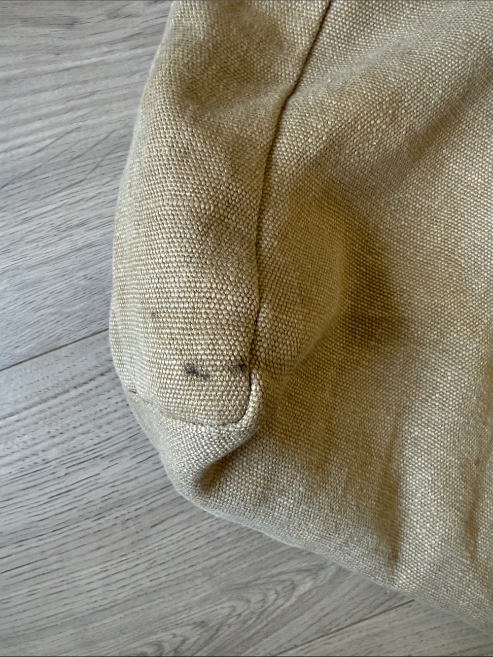 Anine Bing Natural Canvas Tote with Black Logo - Picture 3 of 10